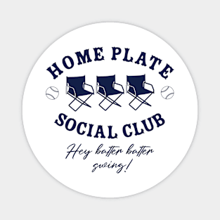 Home Plate Social Club, Midday, Softball Mom, Softball Dad, Softball Game Day, Softball Grandma, Softball Family Magnet